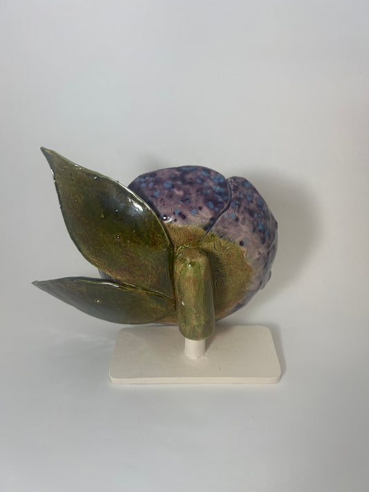 Violet, Blue & White Flower - Garden Ornament