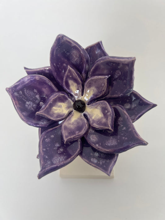 3 Tiered Grape Splash Flower - Garden Ornament