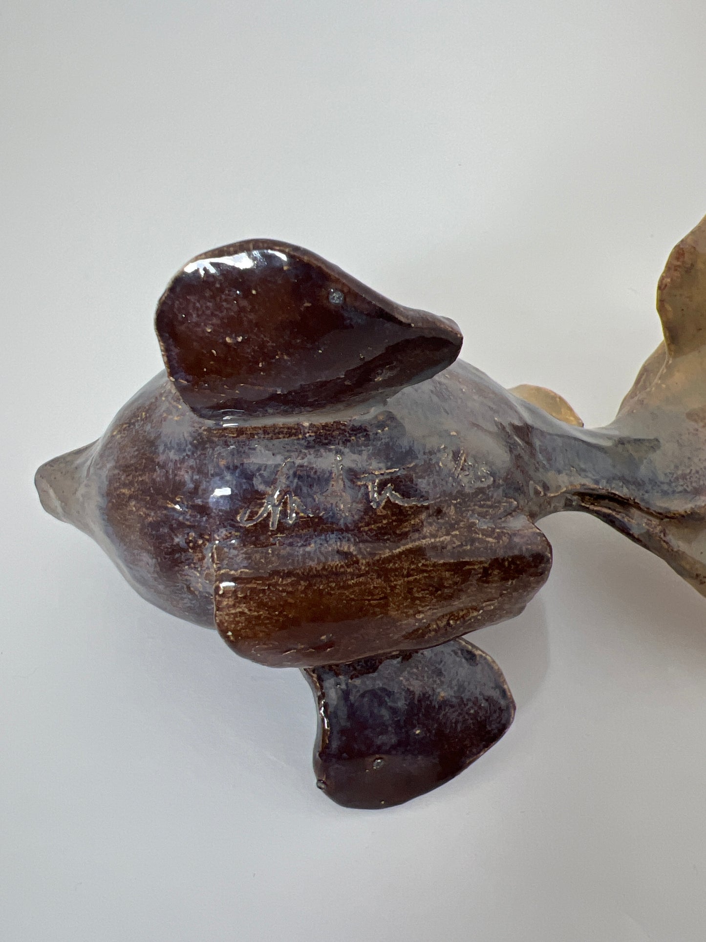 Dark Amethyst Fish: Wave Series
