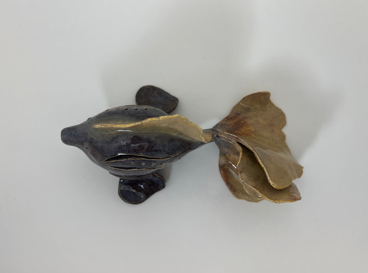 Dark Amethyst Fish: Wave Series