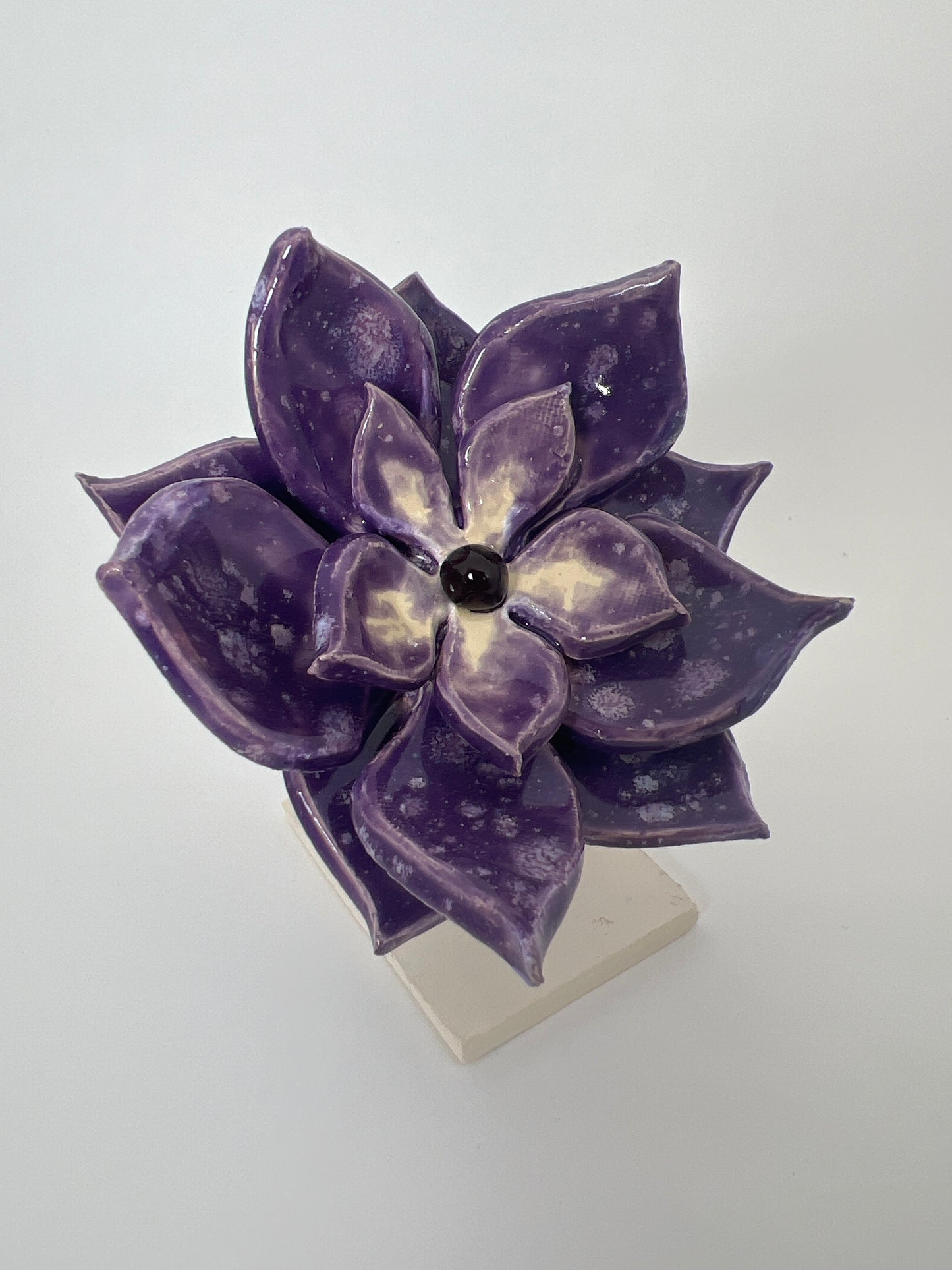 3 Tiered Grape Splash Flower - Garden Ornament